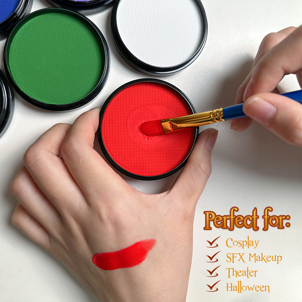 Cosplay Prop Paint - 6 Colors Water Activated Face and