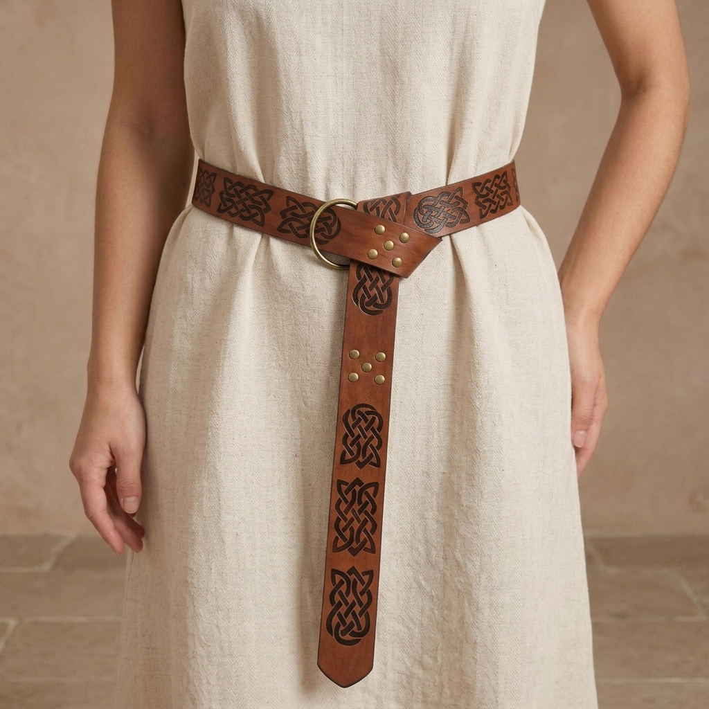 Cosplay Prop Patterns - Renaissance Viking Celtic Knot Pattern Leather