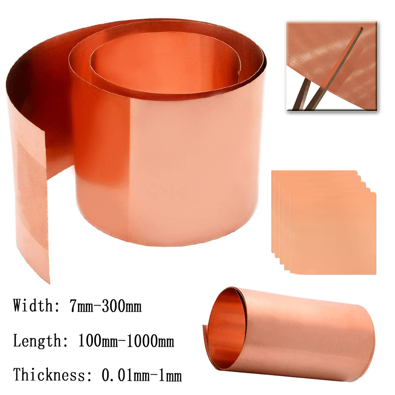 Worbla Thermoplastic - 1pcs 99.9% Pure Coppers Foil Sheet