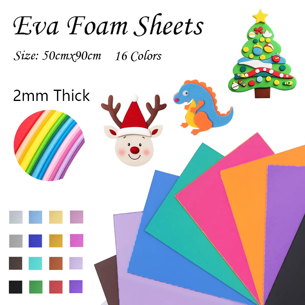 Cosplay Props Eva Foam - 16 Colors Colorful EVA Foam Sheets