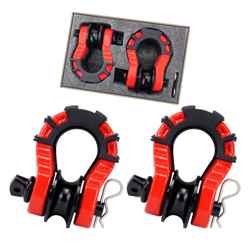 D Ring Strap - 2PCS Shackles Pulley Upgrade 3/4