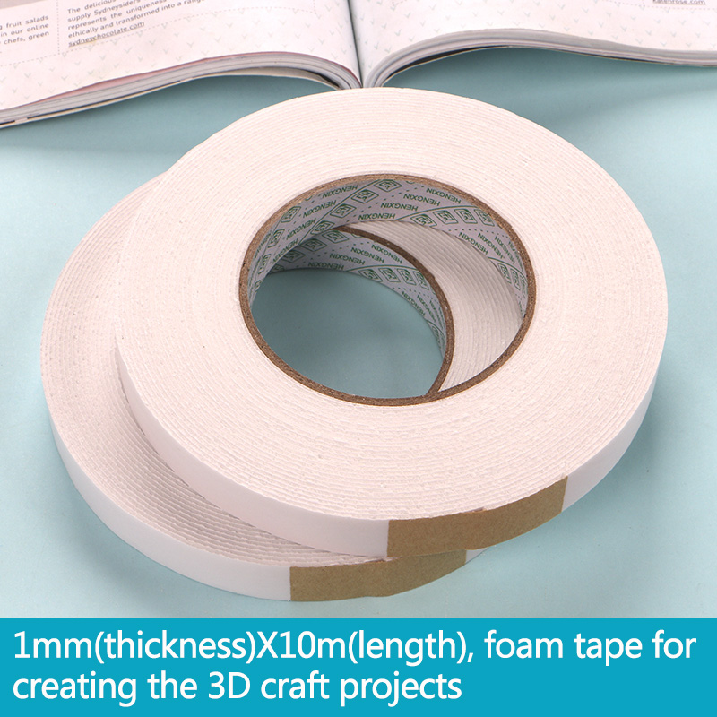 Craft Foam Roll - Die cutting tools quality double-sided adhesive