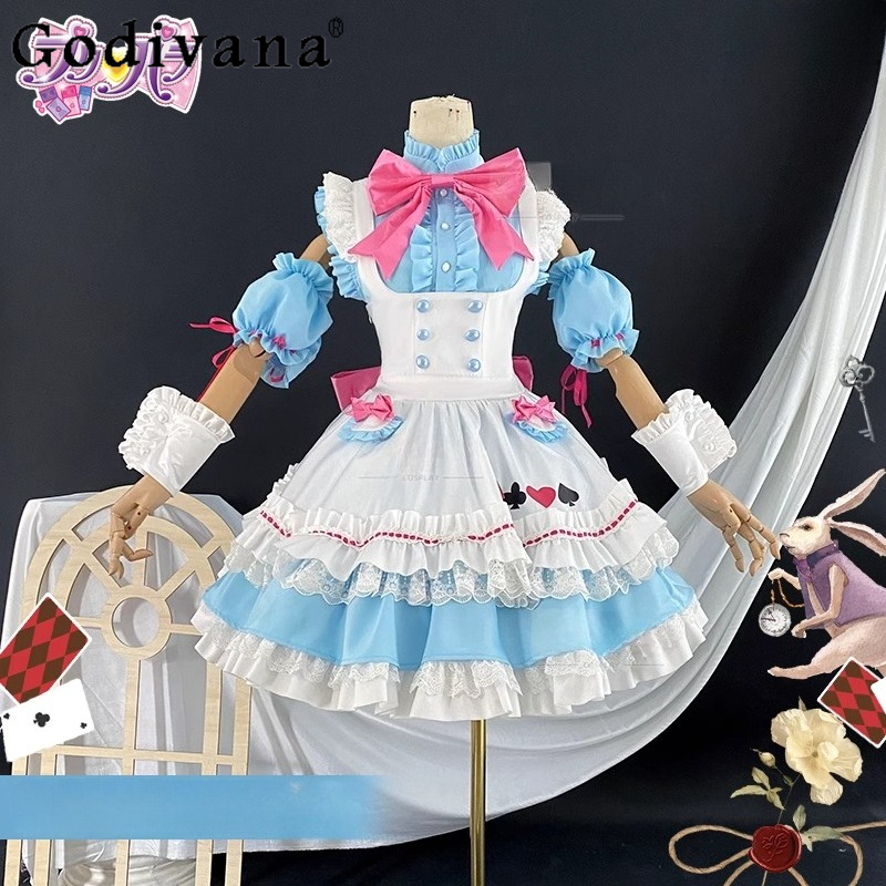 Cosplay Prop Bow - Sweet Uniform Skirt Set for Women