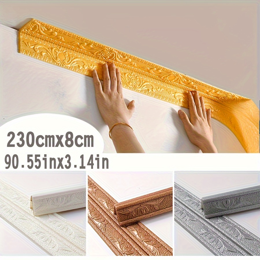 Craft Foam Roll - 230cm Foam Wall Edge Strip Stickers