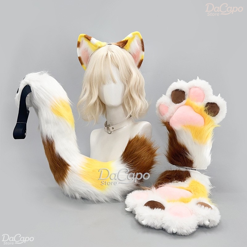 Kig Kigurumi Calico Cat Furry  - огляд і ціна Cosplay Prop Kit