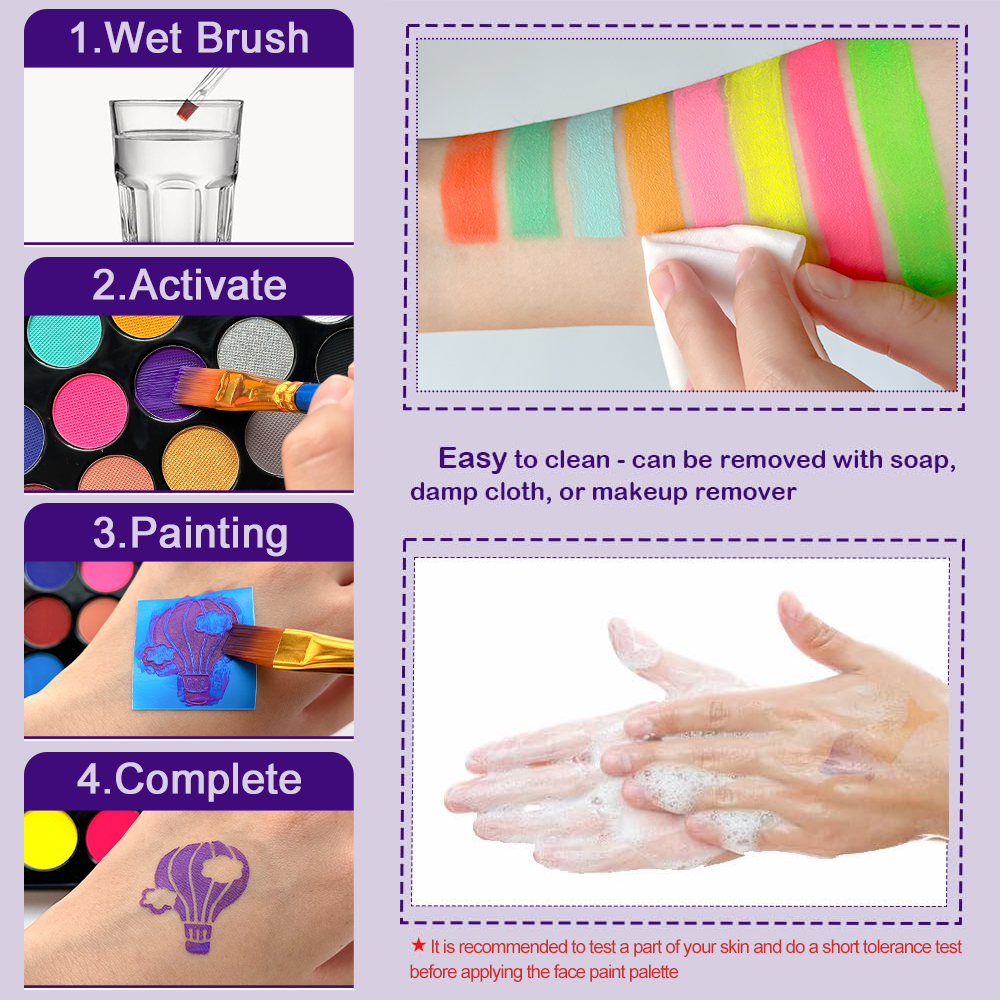22 Color Face Body Painting Ki - огляд і ціна Cosplay Prop Paint