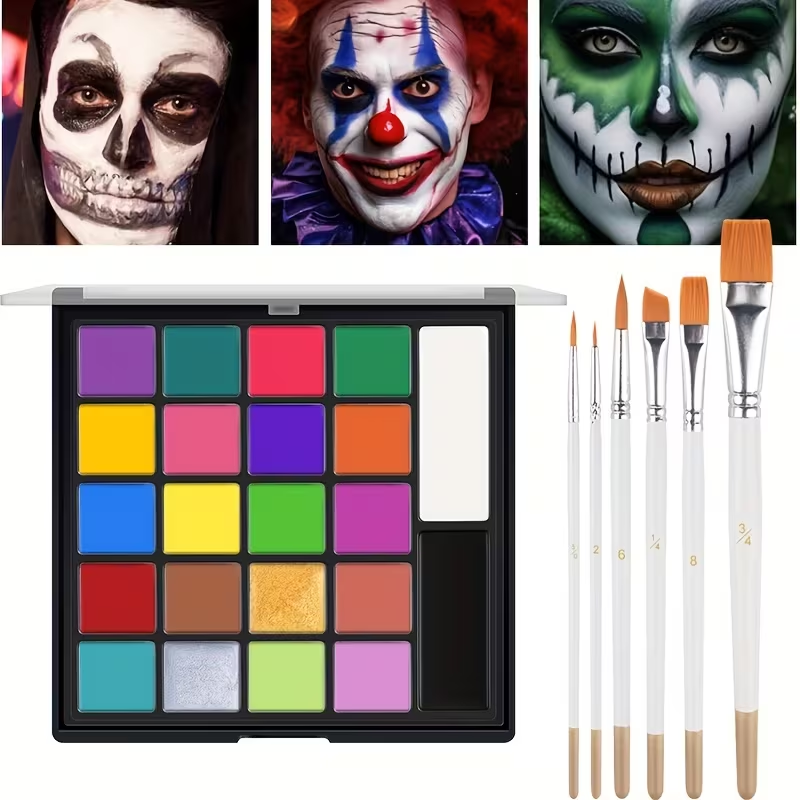 20 Colors Face Body Paint Pale - огляд і ціна Cosplay Prop Paint