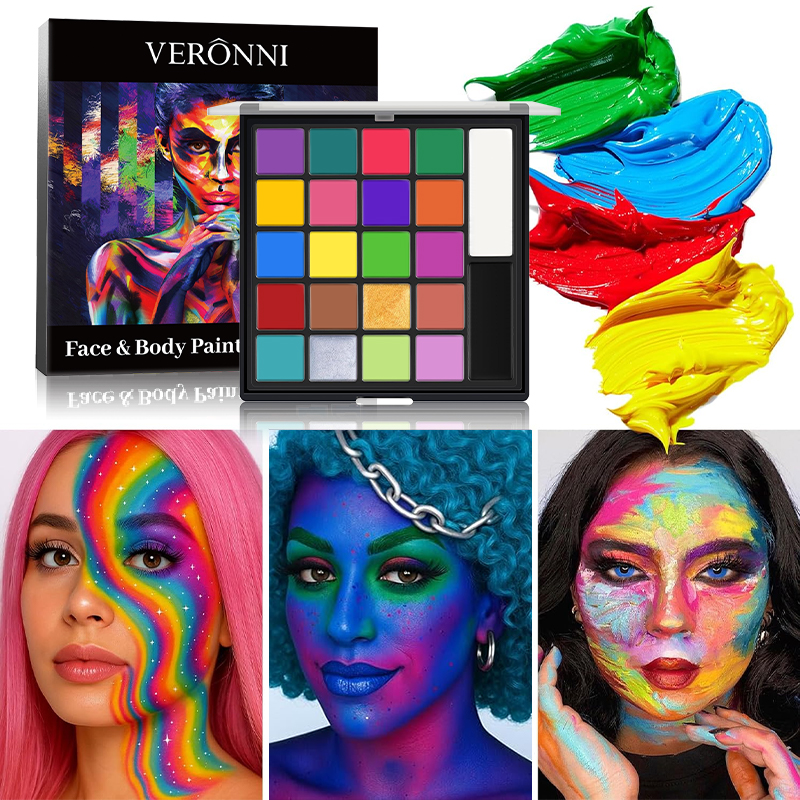 20 Colors Face Body Paint Pale - огляд і ціна Cosplay Prop Paint