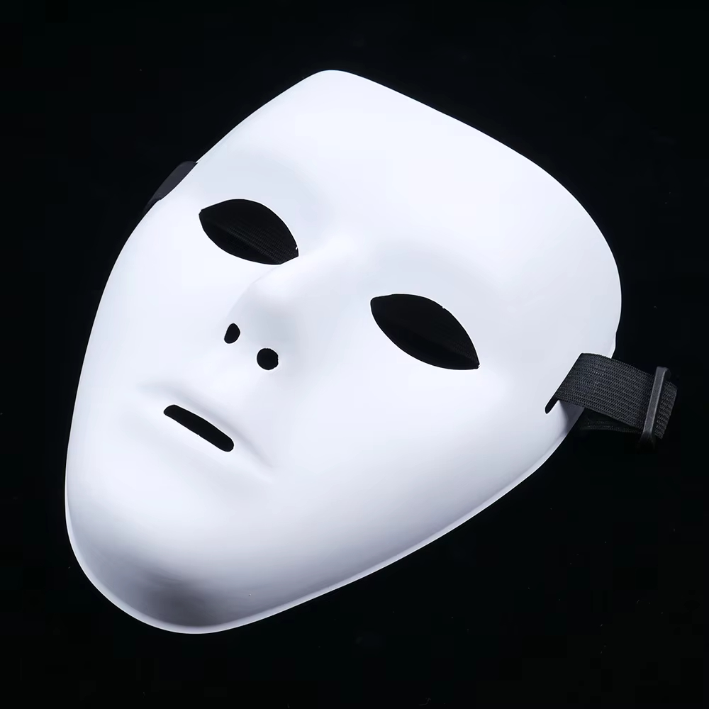 Halloween Pvc White Face Mask  - огляд і ціна Cosplay Prop Paint