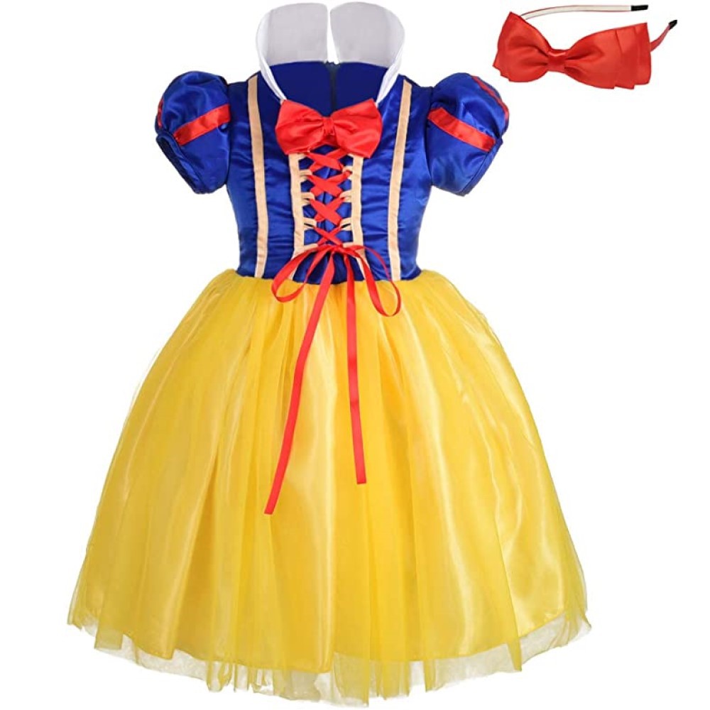 Snow White Princess Dress Kids - огляд і ціна Cosplay Prop Bow