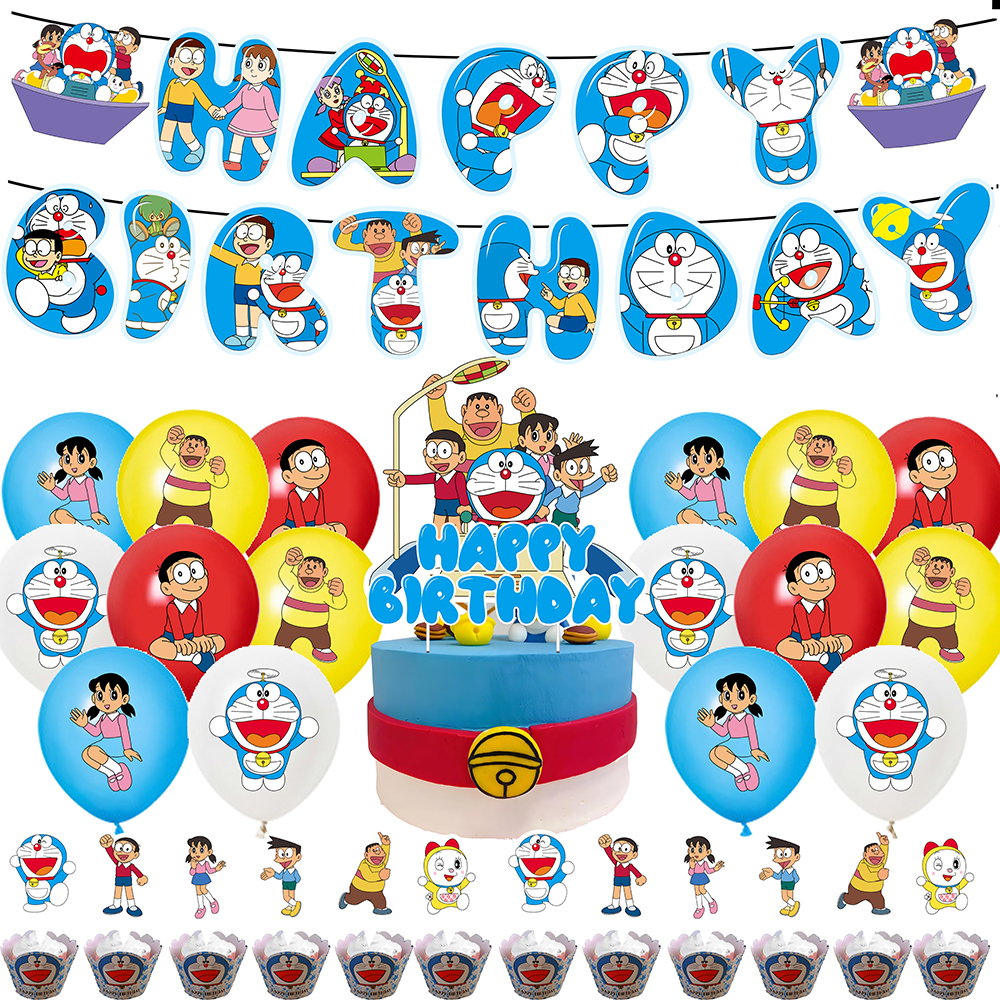 Cartoon Doraemon Style Birthda - огляд і ціна Cosplay Prop Kit