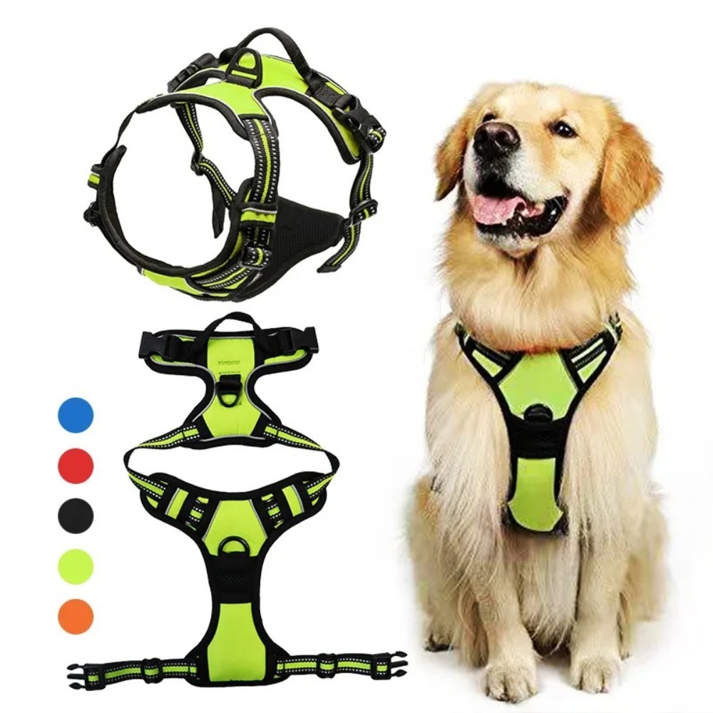 Purple Reflective Dog Harness  - огляд і ціна D Ring Strap