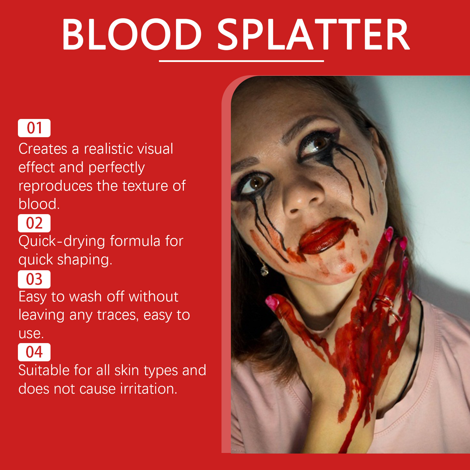 Halloween Emulation Fake Blood - огляд і ціна Cosplay Prop Paint