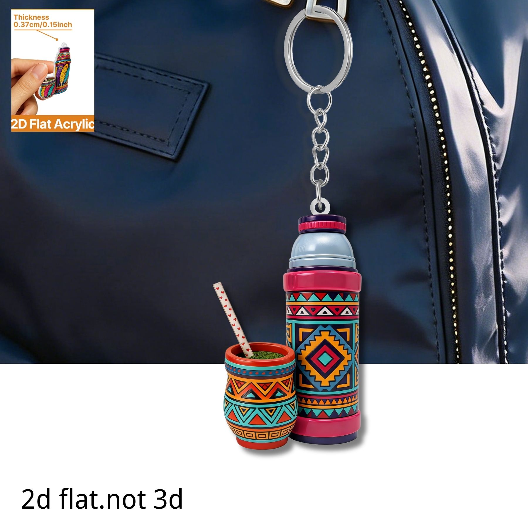 Thermos Cup Keychain,2D Flat A - огляд і ціна Worbla Thermoplastic
