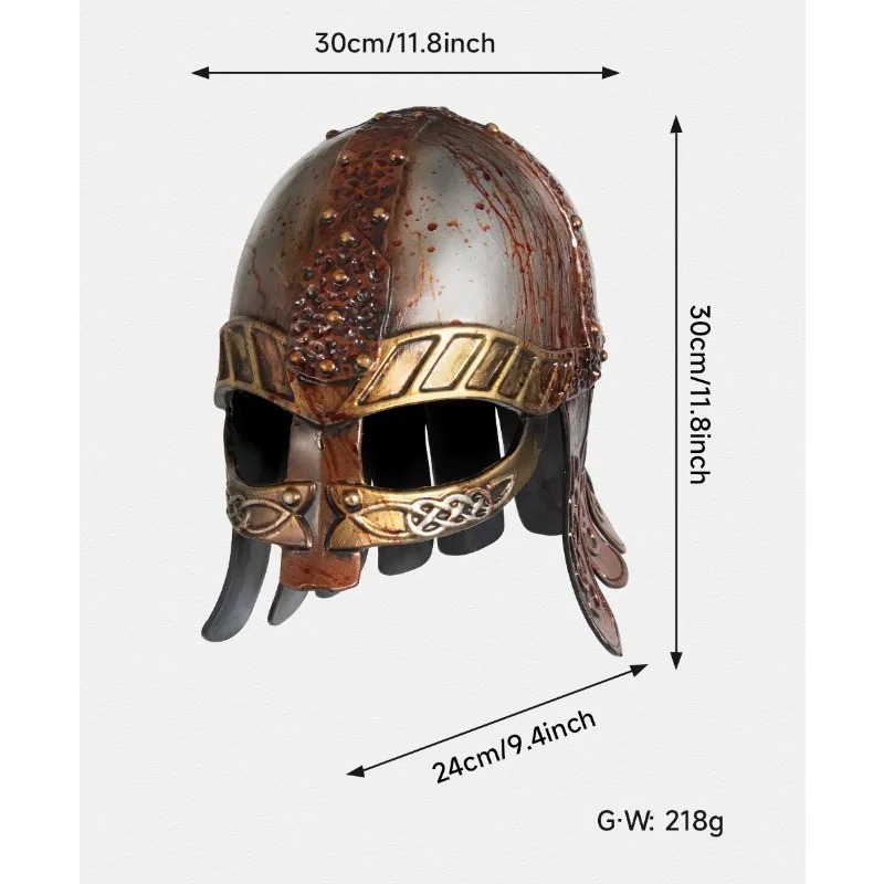 2026 New Viking Helmet Medieva - огляд і ціна Cosplay Props Eva Foam