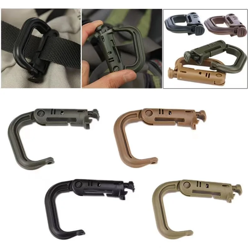 5Pcs Plastic D-Ring Tactical C - огляд і ціна D Ring Strap