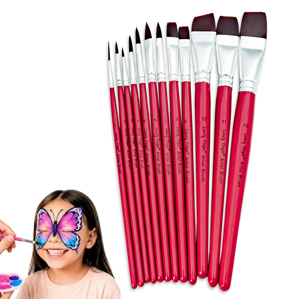 Face Paint Brushes, 12PCS Arti - огляд і ціна Cosplay Prop Paint