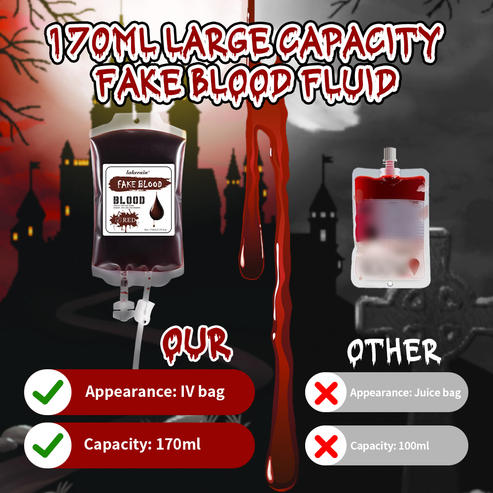 Lakerain Fake Blood 170ML Hall - огляд і ціна Cosplay Prop Paint