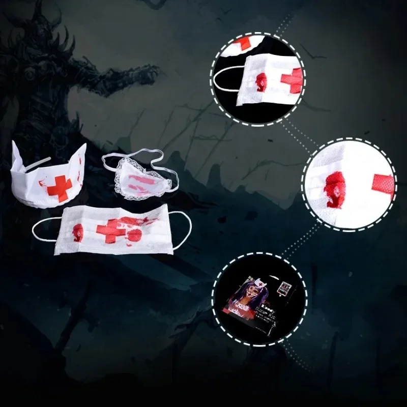 3pcs/Set Halloween Bloody Nurs - огляд і ціна Cosplay Prop Kit