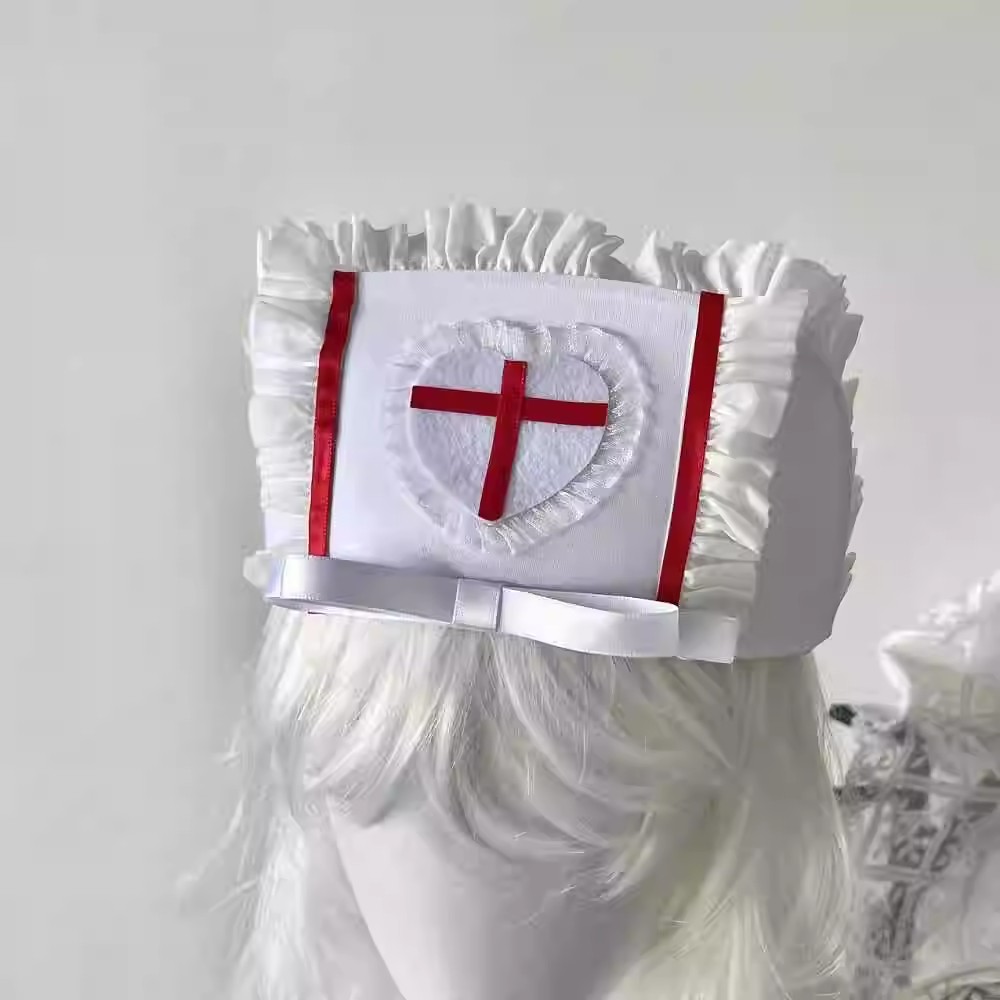 Cosplay nurse cap hat Accessor - огляд і ціна Cosplay Prop Bow