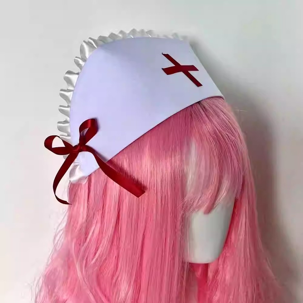 Cosplay nurse cap hat Accessor - огляд і ціна Cosplay Prop Bow