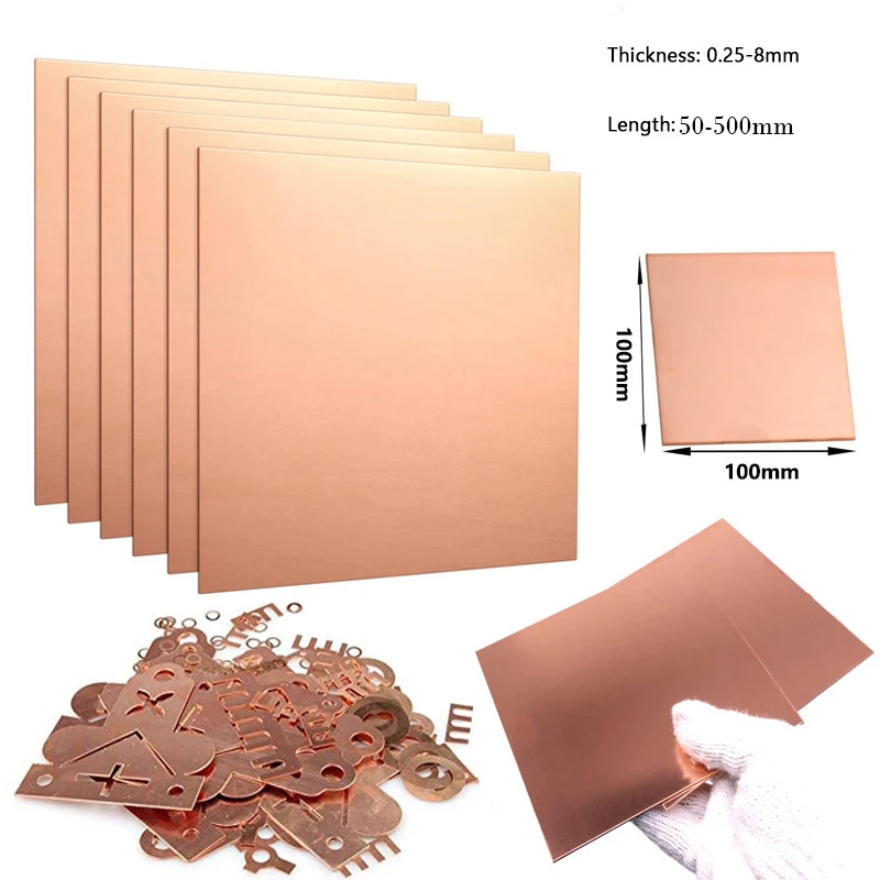 1pcs Copper Sheet Thick 0.25mm - огляд і ціна Worbla Thermoplastic